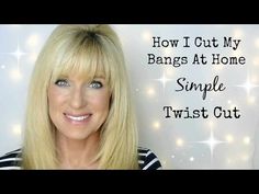 How To Cut A Fringe At Home, How To Trim Your Own Bangs, Cut A Fringe At Home, Trim Bangs At Home, How To Cut Bangs At Home, Cut Bangs Diy, Short Messy Haircuts, Twisted Bangs