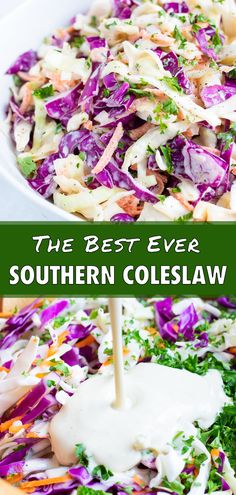 the best ever southern coleslaw recipe with dressing