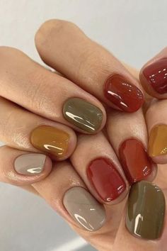 Manicure Nail Designs more in telegram Fall Nail Trends, Cute Nails For Fall, Beauty Nail, Funky Nails, Nail Polishes, Fall Nails, Flower Nails