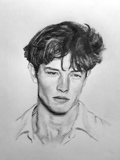 4 days of work🗣 Portrait Of Famous People Pencil Drawings, Chico Lachowski Drawing, Rich Man Drawing, Portrait Sketches Realistic, Pretty Boy Drawing, Realistic Face Sketch, Guy Drawing Sketches, Levi Sketch, Drawing Ideas For Boyfriend