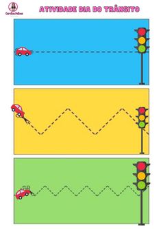 a traffic light that is on the same side of a road with cars going through it