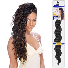 Synthetic Hair Braids FreeTress Loose Deep Bulk 24" Crochet Hair Styles Freetress, Make Hair Grow, Box Braids Hairstyles For Black Women, Loose Braids, Feed In Braid, Beautiful Hairstyles, Wedding Hair Inspiration