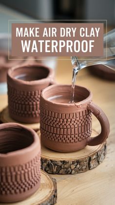 make air dry clay waterproof