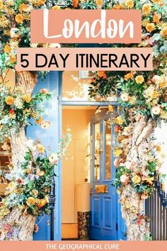 the london 5 - day itinerary