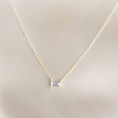 Rectangle Diamond Gold Chain Necklace - Featuring a Rectangle Diamond Necklace, dainty and perfect for any occasion - Length: 40 + 5cm - Base Material: High Quality .925 Sterling Silver - Finish: 18K Gold - Nickel Free - All our jewelry is packaged in gift ready boxes. If you would like multiple items from your order packaged separately please let us know! © 2023 Generation of Daughters Rectangle Diamond Necklace, Diamond Gold Necklace, Rectangle Necklace, Necklace Everyday, Dainty Gold Necklace, Gold Jewelry Necklace, Gold Diamond Necklace, Diamond Gold, Necklace Dainty