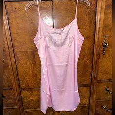 Nwt Juicy Couture Sleepwear Nightgown Pink Silk Material Size Large Silk Material, Pink Silk, Girly Fashion, Juicy Couture, Night Gown, Women's Intimates, Pink Ladies, Pajamas, Silk