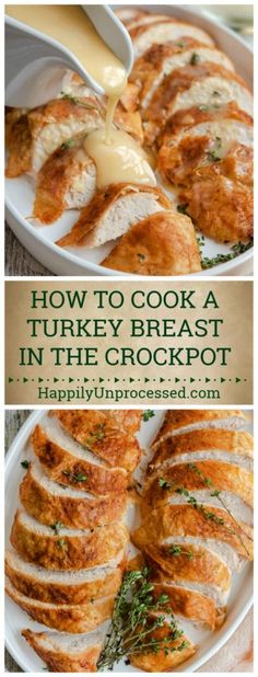 how to cook a turkey breast in the crockpot and make it even easier