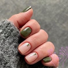 Autumn Nude Nails, Nails Invierno, Mom Nails, Simple Fall Nails, Pumpkin Nails