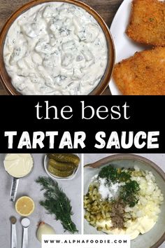 the best tartar sauce for chicken or fish