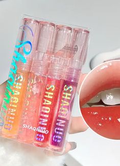 Fruit Flavored Glitter Lip Gloss Cute Lip Gloss, Glitter Lip, Diy Lip Gloss, Glitter Lip Gloss, Nice Lips