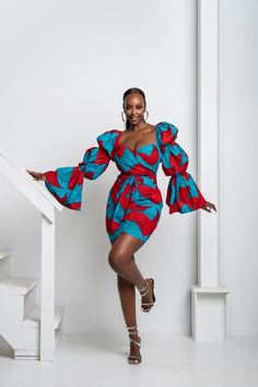 Puffy Long Sleeves, African Print Jumpsuit, African Party Dresses, African Print Maxi Skirt, Xxxl Dress, Puff Sleeve Mini Dress, Bodice Top, African Traditional Dresses