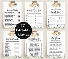 printable fall wedding game with pumpkins and leaves