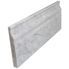 a white marble wall paneling on a white background