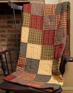 a chair with a quilt on it and the price is $ 899 99 primitive country rustic farmhouse quilt