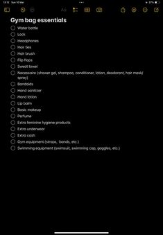 What should be in your everyday gym bag!  (Not including gym clothes obviously) Gym Bag Checklist, Gym Rat Essentials, Women’s Gym Bag Essentials, Gym Shower Essentials, What’s In My Bag Gym, What's In My Gym Bag, What To Bring To The Gym, Gym Must Haves For Women