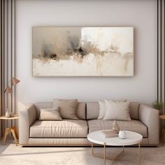 Beige Minimalist Wall Art Large Original Beige Abstract Painting Neutral Wall Art Framed Horizontal Painting, Minimalist Abstract Art, Wabi Sabi Wall, Contemporary Abstract Art, Abstract Oil Painting, Contemporary Minimalist, Linen Canvas, Textured Wall Art, Textured Wall