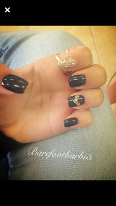 Gray And Gold Nails, Gold Nails Design, Pedi Ideas, Nails Classy, Fall Acrylic Nails, Super Nails, Sparkle Nails, Ideas Nails, Gel Nail Designs