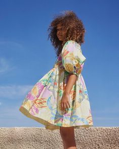 Molo (@molo) • Instagram photos and videos Duncan Grant, Vanessa Bell, Light Green Dress, Charleston Homes, Abstract Floral Print, Green Brands, Loose Fitting Dresses, Zara Kids, Garden Inspired