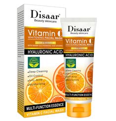 This product is enriched with Vitamin C - based whitening essence to refresh and offers the delicate & dense foam to effectively cleanse pores in depth ,  absorb grease , dirt & makeup residues . repair damaged skin , reduce wrinkles , promote the formation of antioxidants and protect skin , leaving it bright ,  moisturized and tension - free . Usage : Moisten face , put proper amount of this product into your palm , add water , gently rub together to create foam ,  apply evenly to your face and massage for a while using the circular mot ions . Rinse with clean water .  Ingredients : Water , Stearic Acid , Sorbitol , Myristic acid , Palmitic Acid , Lauric Acid , Potassium Hydroxide , Glycerin , Cocamide Dea , Cocamide Mea ,  PEG - 150 Distearate , Glycol Distearate , Ceteareth - 25 , Glyce Vitamin C Face Wash, Deep Cleansing Oil, Whitening Face, Facial Cleaning, Beauty Vitamins, Protector Solar, Clean Pores, Skin Cleanser Products, Anti Acne