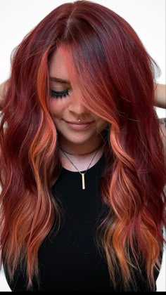 Rainbow Hair Color, Hairstyles 2024, Ginger Hair Color, Long Red Hair, Copper Hair, Hair Dye Colors