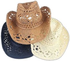 Cowboy Hat Decor, Cowboy Straw Hat, Straw Cowgirl Hat, Straw Hat Women, Vacation Hat, Texas Cowboys, Look Festival, Box Hat, Chapeau Cowboy