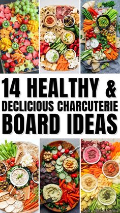 14 Healthy & Delicious Charcuterie Board Ideas Healthy Charcuterie, Fruit Boards, Charcuterie Lunch, Charcuterie Board Meats