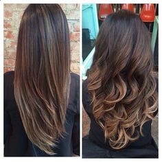 getting these. Balayage highlights. They dont go all the way to the root so they grow out more naturally and they just peek out here and there. And not bleach blonde! Just a bit lighter than the main color. Balayage Highlights, Hair Envy, Great Hair, Hair Skin, Blonde Highlights, Gorgeous Hair