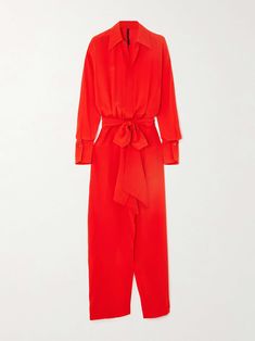 PETAR PETROV Say It Loud belted gathered silk-crepe maxi shirt dress Porter, Shirt Blouses, Shirt Dress