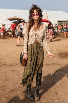 Looks Hippie, Hippie Mode, Stile Boho Chic, Moda Hippie, Boho Mode, Fest Outfits