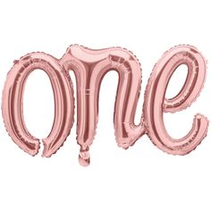 Rose Gold One Foil Balloon Rose Gold Letter Balloons, Ballon Banner, Kids Party Balloons, Gold Letter Balloons, First Birthday Balloons, 1st Birthday Balloons, Gold First Birthday, First Birthday Party Decorations, One Balloon