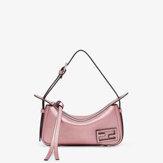 Simply Fendi Mini - Pink metallic leather mini-bag | Fendi Mini Fendi Bag, Vintage Fendi Bag, Pink Fendi, Fendi By The Way, Fendi Mini, Fendi Bag, Hunting Bags, Vintage Fendi, Bag Obsession