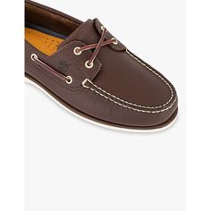 Find TIMBERLAND Classic Two-eyele Leather Boat Shoes Eur 45 / 11 Uk on Editorialist. Timberland leather boat shoes100% leatherSlips onRound toe, closed toe, contrast piping, logo embossed, fully lined, closed backSpecialist leather cleanUpper: 100% leatherLining: 100% leatherSole: 100% rubber Timberland Classic, Contrast Piping, Piping, Leather