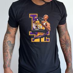 Kobe Black Mamba Lakers Shirt Lakers Shirt Outfit, Black Mamba Kobe, Kobe Shirt, Lakers Shirt, Lakers Hoodie, Lakers T Shirt, Jackson Ms, Black Mamba, Favorite Outfit