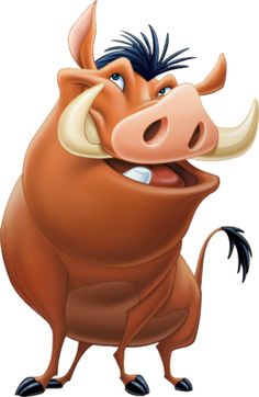 the bull from disney's beauty and the beast is smiling with his mouth wide open