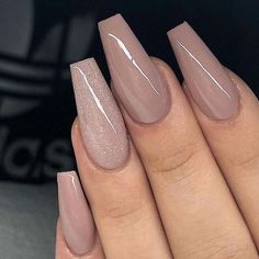 The Ultimate List of Fall Nude Nails 2024! - The Catalog Elegant Nail Designs, Makeup Lips, Ballerina Nails, Nail Designs Glitter, Nails Long