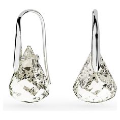 Inspired by nature, these unique pierced earrings evoke two delicate drops of moonlight. Each rhodium plated piece is accentuated with a large beige crystal, expertly cut with Swarovski’s signature Toupie shape. A dangling design that will capture the light every time it moves. Drop Diamond Earrings, Silver Gold Earrings, Pink Watch, Rose Gold Watches, Swarovski Crystal Earrings, Swarovski Earrings, Diamond Drop Earrings, Body Jewellery, Single Earring