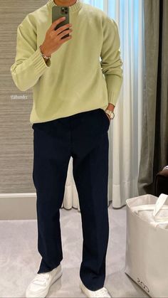 Simple Elegant Men Outfit, Smart Casual Work Men Outfit, Stylish Men Outfits Casual Classy, 2023 Preppy, Men Goals, Lookbook Inspiration, European Outfit, Classy Outfits Men