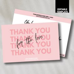 Professional Minimalist Modern Business Card Cartoon Thank you Cards Designing Custom Thank You Cards Business, Small Business Thank You, Thank You For Your Purchase, Thank You Business Cards, Thank You Card Business, Small Business Thank You Cards, Thank You Card, Small Business Cards