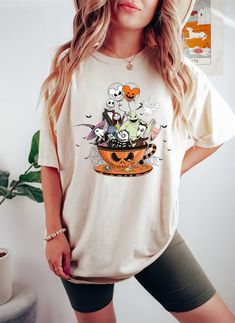 Nightmare Before The Christmas Skeleton T-shirt, Halloween T-shirt, Disney T-shirt, Spooky T-shirt Fall Skull Print Cotton T-shirt, Fall Cotton T-shirt With Skull Print, Fall Skull Print Cotton Shirt, Skull Print Short Sleeve T-shirt For Fall, Short Sleeve T-shirt With Skull Print For Fall, Cotton Skull Print Shirt For Fall, Fall Cotton Shirt With Skull Print, Fall Crew Neck Shirt With Skull Print, Fall Skull Print Short Sleeve Tops