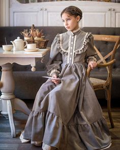 by ༻MyFairyLily༺ Mina Murray, Elegante Casual, Historical Dresses, Historical Clothing, Mode Vintage, Narnia, Historical Fashion, Lolita Fashion