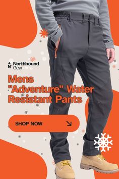 Looking for the perfect gift idea? The Northbound Gear Adventure Pants are water resistant, warm, and probably the most comfortable pants you’ll ever own. Check them out here: https://northboundgear.co/collections/men/products/outdoor-waterproof-pants?el=pinterest