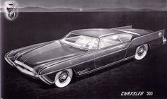 an old car is shown in this black and white photo with the word chrysler on it