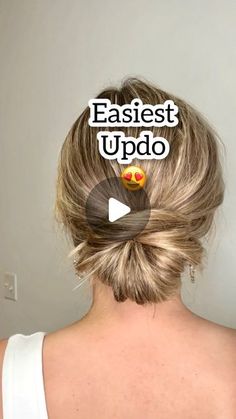 Lainey Ostrom on Instagram: "I had a dream about doing this hairstyle, so I woke up, tried it, and here it is 😆😍obsessed! Save and try!  - #lowbunhairstyle #lowbuntutorial #lowbunupdo #lowbuns #hathair #lowbunhairstyles #hairreelsofinsta #weddingguesthair #bridesmaidupdo" I Had A Dream, Easy Updo Hairstyles, Low Bun Hairstyles, Easy Bun Hairstyles, Hair Tutorials For Medium Hair, Low Bun, Bun Hairstyles For Long Hair