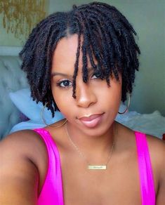 short loc styles 2017 - Yahoo Image Search Results Bob Twist, Short Sisterlocks, Sisterlocks Hairstyles, Locs Ideas, Hair Wall, Afro Styles, Natural Hair Bob, Thick Locs