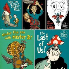 four children's books with the same title and pictures on each book cover, including one