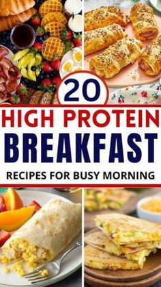 20 high protein breakfast recipes for busy mornings