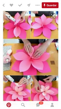 how to make paper flowers for valentine's day or any other special occasion that you love