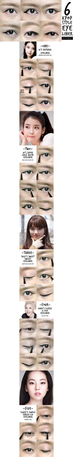 Best tutorial  6 k pop eyeliner http://nerium.kr/preenroll/debbiekrug?alias=debbiekrug Makeup Tutorial Eyeliner, Ulzzang Makeup, Eyeliner Styles, How To Apply Eyeliner, Makeup Tutorial For Beginners