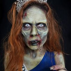 Zombie Face Paint, Zombie Halloween Makeup, Zombie Face, Professional Makeup Kit, Liquid Latex, Mehron Makeup, Sands Of Time, Face Paint Makeup, Horror Makeup