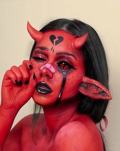 Demon Makeup, Gore Makeup, High Fashion Makeup, Face Paint Makeup, Magical Makeup, Horror Makeup